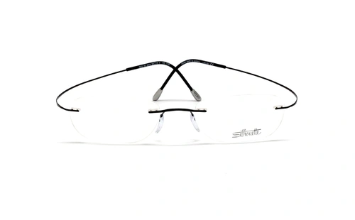 عینک طبی گریف سیلوئت -SILHOUETTE 7613-  مشکی- اپتیک وحدت - عکس زاویه سه رخ-  مشکی- اپتیک وحدت - عکس زاویه روبرو