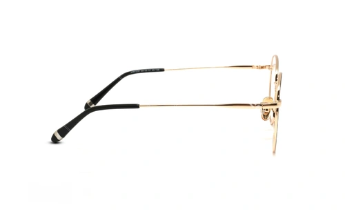عینک طبی فلزی هاوک - HAWK HW7234 - رنگ مشکی طلایی - عکاسی وحدت - عکس زاویه کنار