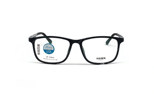 عینک طبی هاوک با رویه آفتابی - HAWK HW7232 - رنگ مشکی-عکس وحدت اپتیک - عکس زاویه کنار