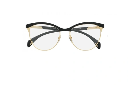 عینک طبی پلیس VPL629 - رنگ مشکی و طلایی-اپتیک وحدت-عکس زاویه روبرو