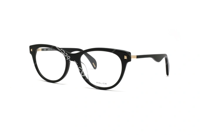 عینک طبی کاچویی پلیس - رنگ مشکی - زاویه سه رخ