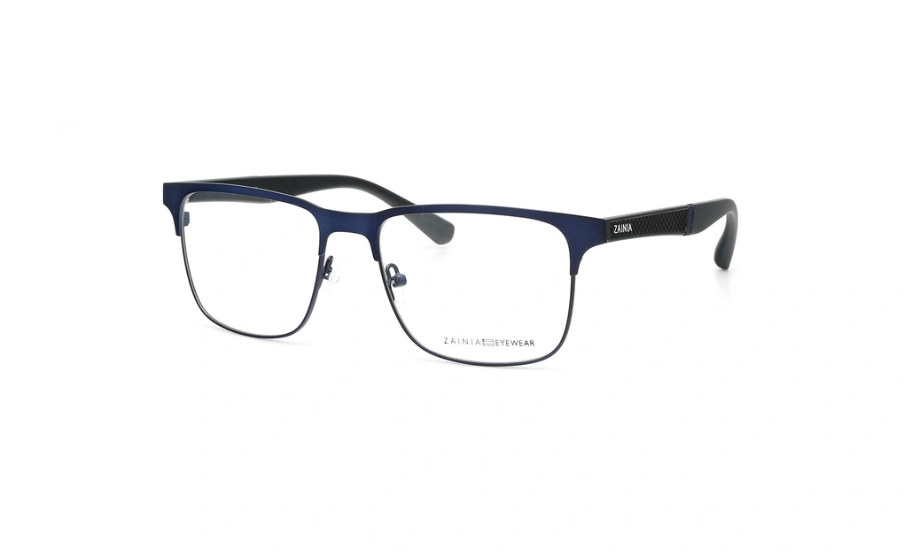 عینک طبی کائوچویی فلزی زینیا Z1130 C104 - عکاسی وحدت - زاویه سه رخ