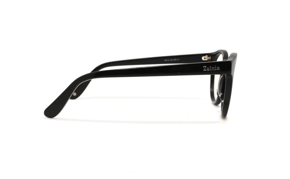 عینک طبی گرد زینیا Z8112 001GR - عکاسی وحدت - زاویه کنار