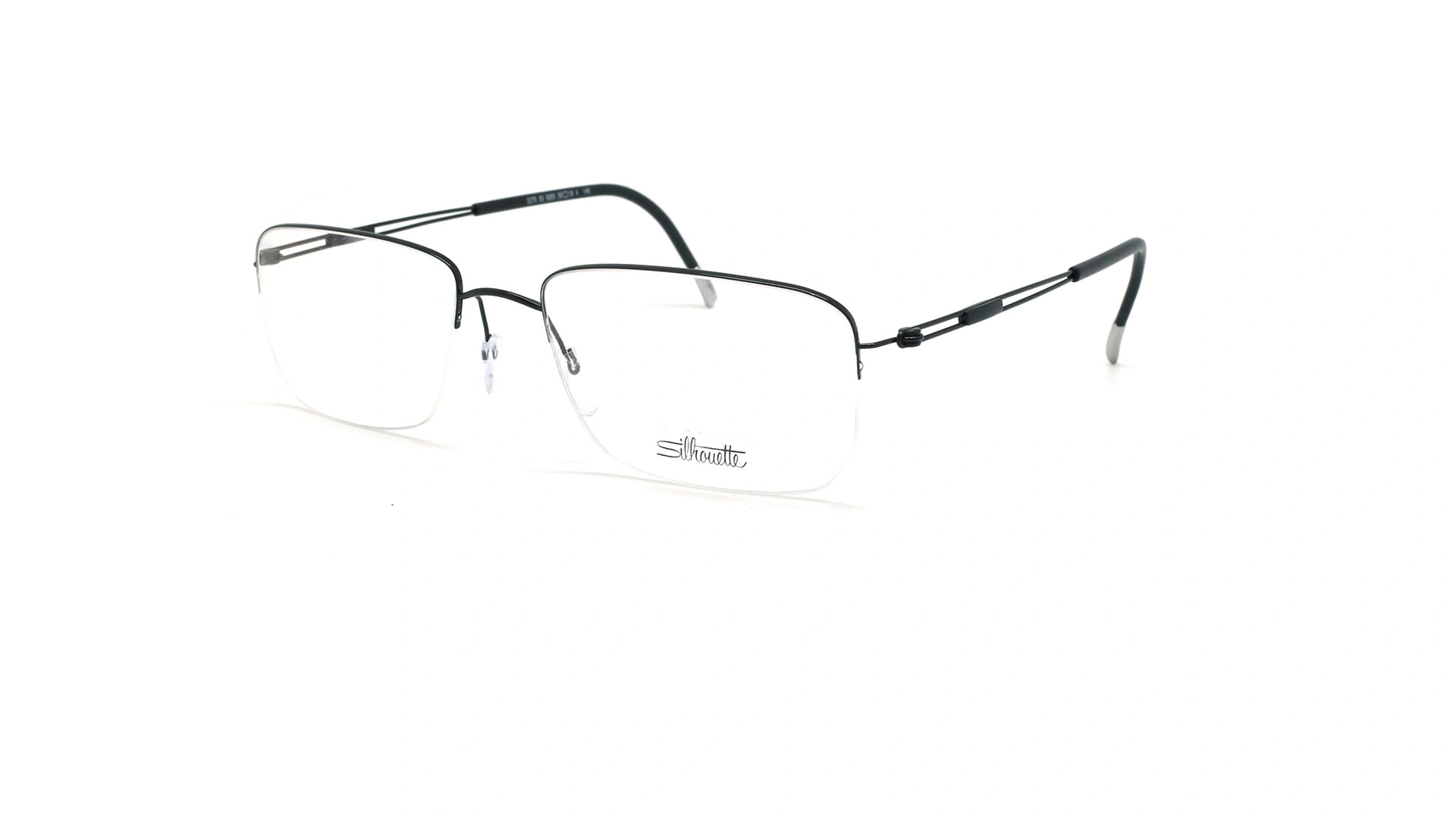 عینک طبی زیرگریف مدل Silhouette Tng Nylor 5279 - مشکی - عکاسی وحدت - زاویه سه رخ