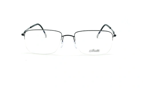 عینک طبی زیرگریف مدل Silhouette Tng Nylor 5279 - مشکی - عکاسی وحدت - زاویه روبرو