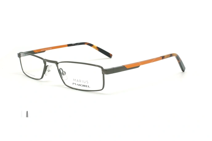 عینک  مطالعه  مورل - MARIUS MOREL 50057M - طوسی نارنجی - عکاسی وحدت - زاویه سه رخ