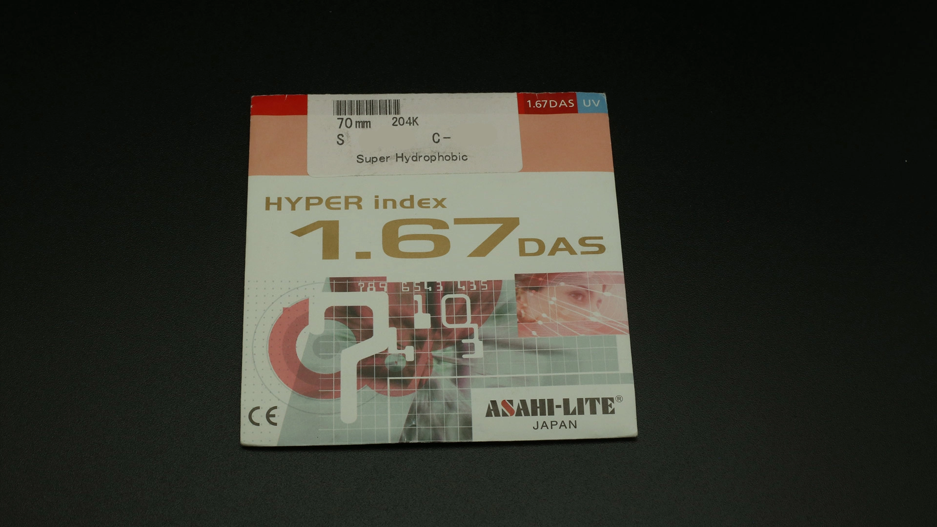 عدسی فشرده دابل آسفریک آساهی - Asahi Double Aspheric - عدسی آساهی 1.67 دابل آسفریک