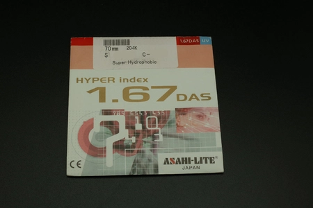 عدسی فشرده دابل آسفریک آساهی - Asahi Double Aspheric - عدسی آساهی 1.67 دابل آسفریک