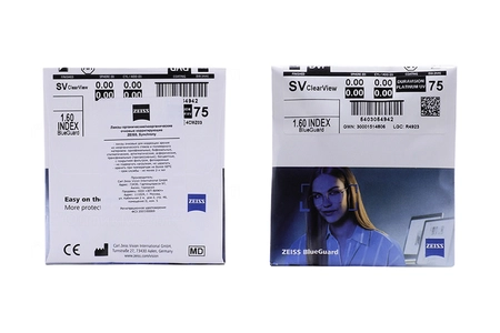 عدسی زایس بلوگارد نیمه فشرده - Zeiss BlueGaurd 1.60 - زایس بلوگارد 1.60