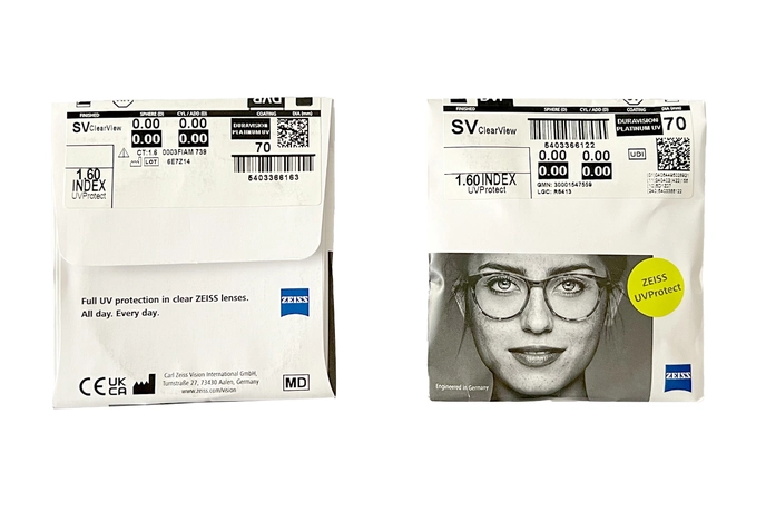 عدسی زایس کلیر ویو - ZEISS ClearView - زایس Clear View 1.60