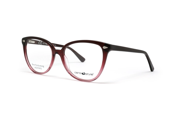 عینک طبی گربه‌ای با رویه آفتابی سنترواستایل - CentroStyle F0448 - F0448 161