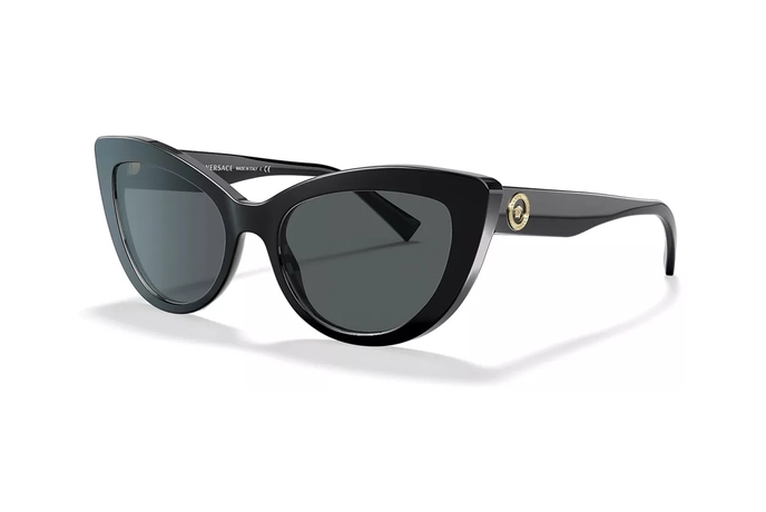 عینک آفتابی کائوچویی گربه ای زنانه ورساچه - Versace VE4388 - VE4388 GB1/87