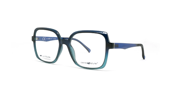 عینک طبی مربعی با رویه آفتابی سنترواستایل - CentroStyle F0424