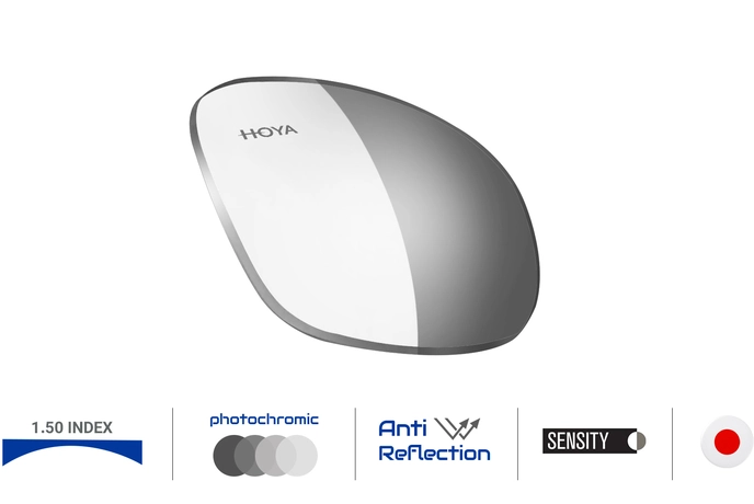 عدسی فتوکرومیک هویا - Hoya Sensity II - هویا سنسیتی