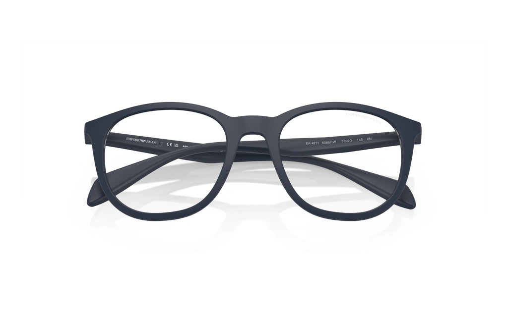 عینک طبی - تمام فریم - کائوچویی - امپریو آرمانی - سرمه ای - عکس شماره 6