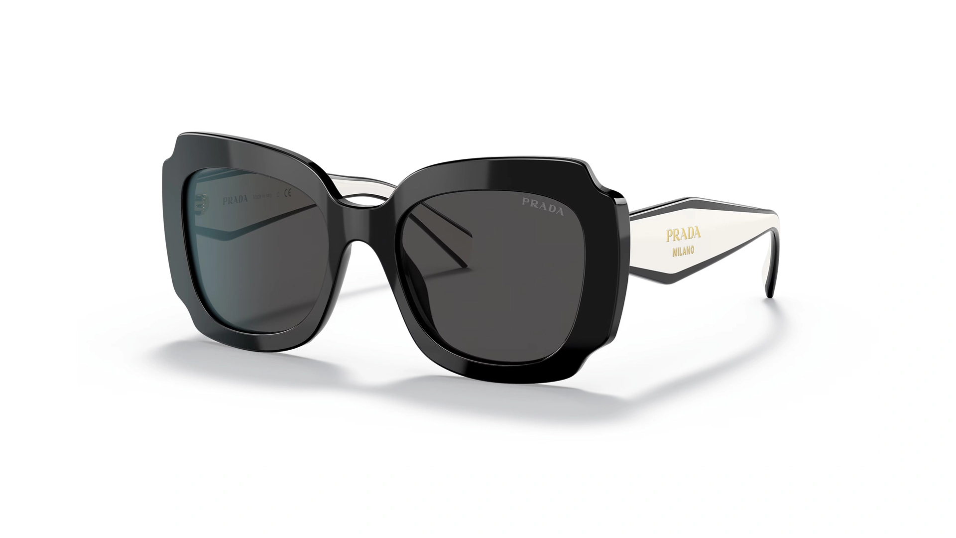عینک آفتابی کائوچویی زنانه پرادا - PRADA SPR16Y - SPR16Y 09Q5S0