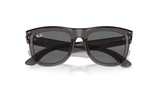 عینک آفتابی - تمام فریم - کائوچویی - ری بن - طوسی - دودی - عکس شماره 4