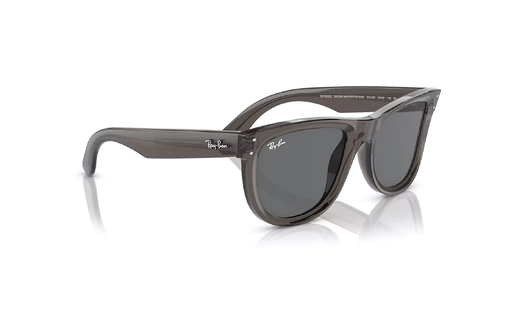 عینک آفتابی - تمام فریم - کائوچویی - ری بن - طوسی - دودی - عکس شماره 5