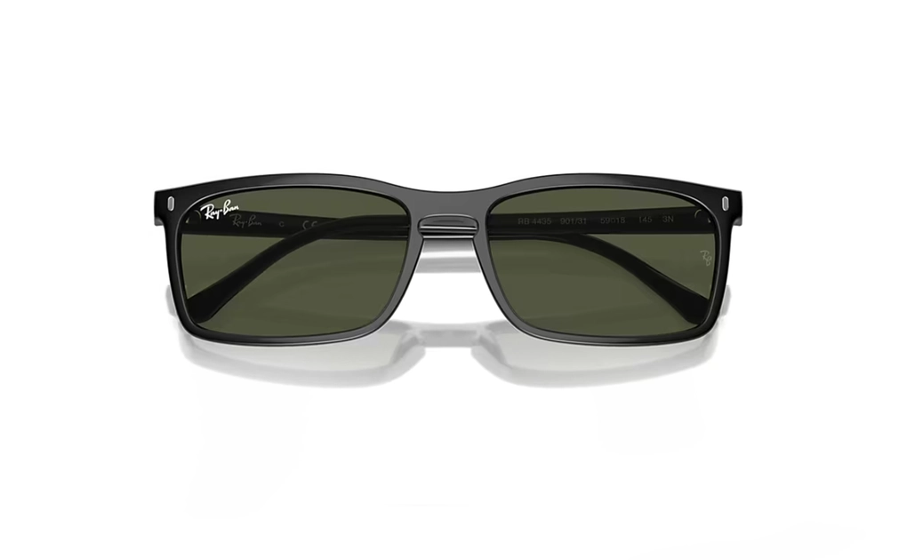 عینک آفتابی - تمام فریم - کائوچویی - ری بن - مشکی - سبز - عکس شماره 4