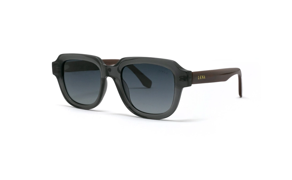 عینک آفتابی - تمام فریم - کائوچویی - لنا - مشکی, شیشه ای, زرشکی - آبی - عکس شماره 1