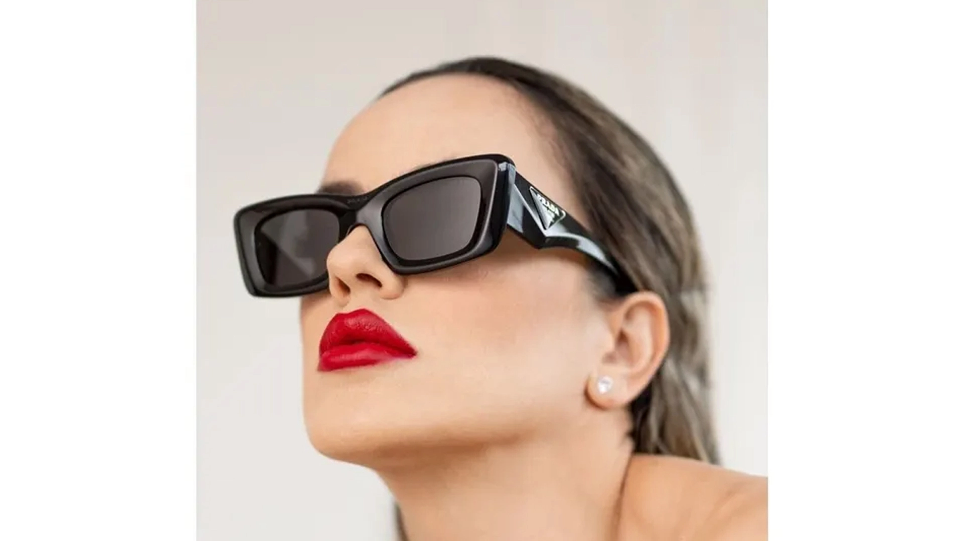 عینک آفتابی گربه‌ای پرادا - PRADA SPR13Z - SPR13Z 1AB-5S0