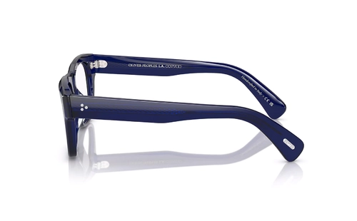 عینک طبی کائوچویی الیور پیپلز - Oliver Peoples Birell OV5524U با بدنه آبی - زاویه کنار