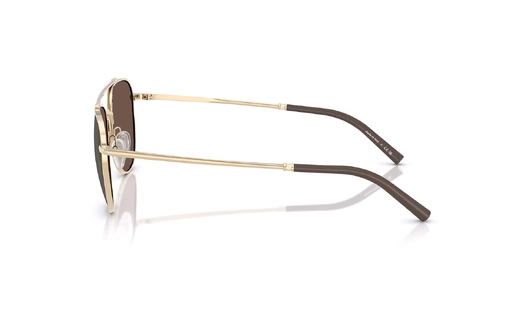 عینک آفتابی - تمام فریم - فلزی - الیور پیپلز - طلایی - قهوه ای جیوه ای - عکس شماره 3