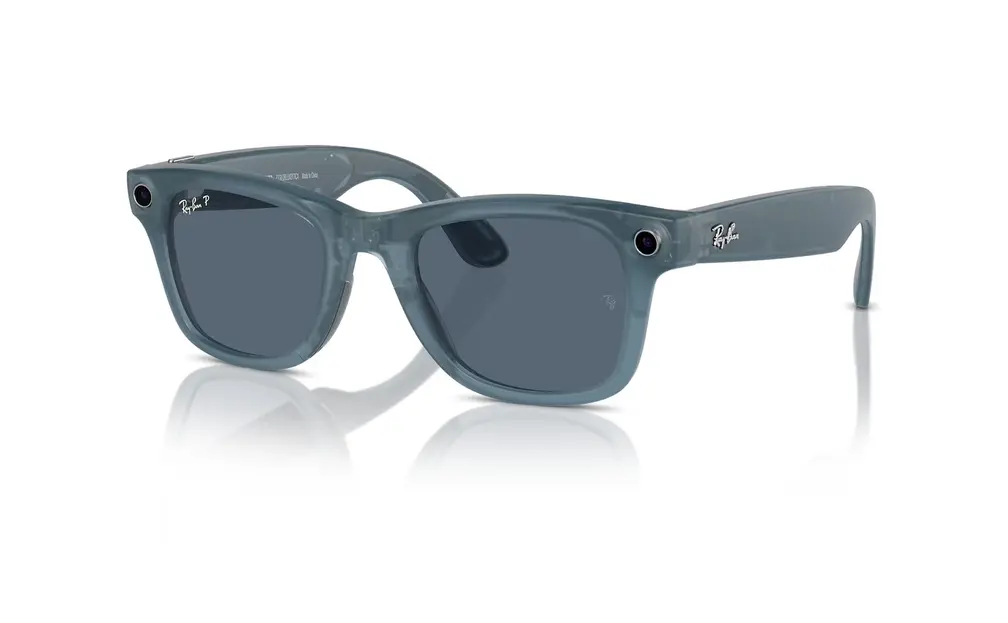 عینک آفتابی هوشمند ری بن متا - مدل ویفرر با عدسی پلاریزه - RAY-BAN | META WAYFARER RW4006 - RW4006 67552V