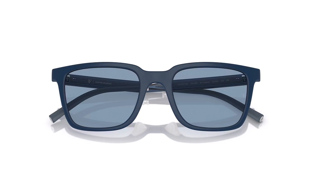 عینک آفتابی - تمام فریم - کائوچویی - الیور پیپلز - آبی - آبی - عکس شماره 4