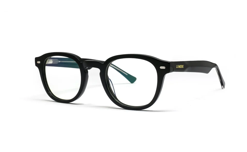 عینک طبی - تمام فریم - کائوچویی - لومیر - مشکی - عکس شماره 1