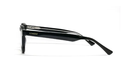 عینک طبی - تمام فریم - کائوچویی - لومیر - مشکی - عکس شماره 3