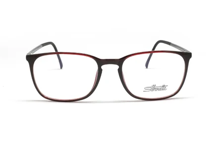 عینک کائوچویی سیلوئت قرمز مشکی SPX - زاویه روبرو