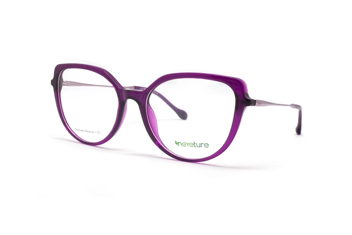 عینک طبی گربه‌ای سنترواستایل سازگار با محیط زیست -  Centro Style F0607 - F0607 54060