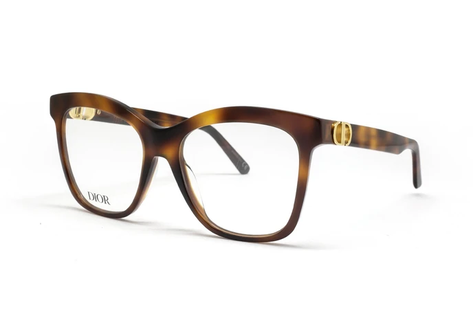 عینک طبی دیور رنگ قهوه‌ای هاوانا - زاویه سه‌رخ