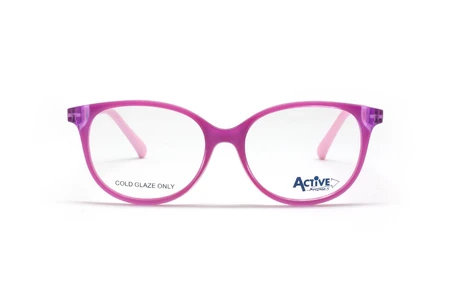 عینک طبی بچگانه چند رنگ سنترو استایل - صورتی بنفش سبز - زاویه روبرو