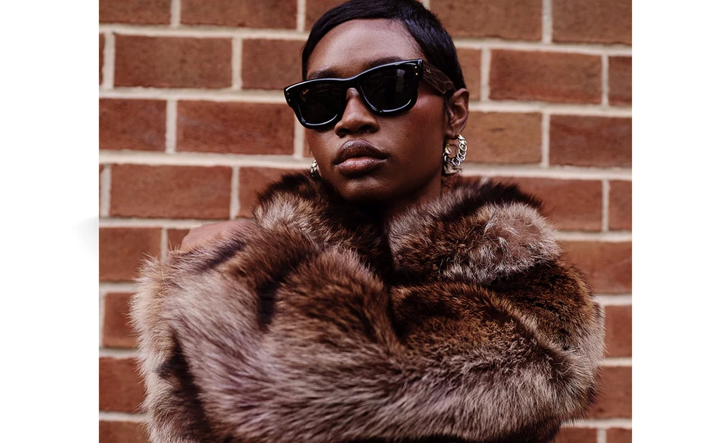 عینک آفتابی - تمام فریم - کائوچویی - ری بن - مشکی - دودی - عکس شماره 8