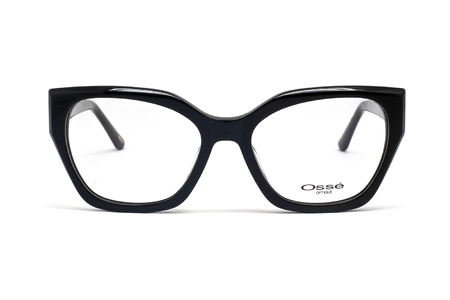 عینک طبی پروانه‌ای اوسه رنگ مشکی - زاویه روبرو