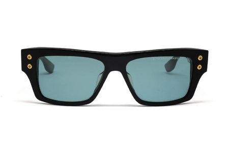 عینک آفتابی دیتا مدل GRANDMASTER SEVEN بدنه مشکی و طلایی و عدسی آبی - زاویه روبرو