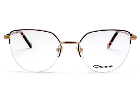 عینک طبی زیرگریف بنفش رزگلد اوسه - زاویه رو به رو