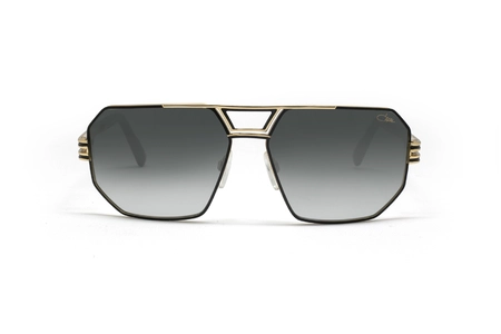 عینک آفتابی کازال بدنه طلایی مشکی - زاویه روبرو