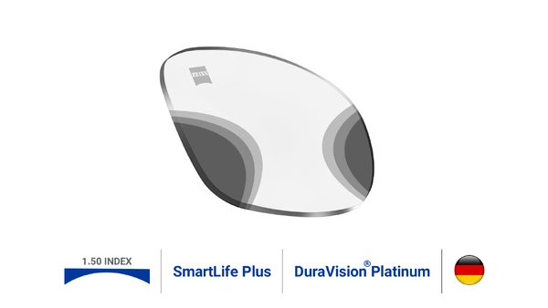 عدسی تدریجی زایس SmartLife Plus با پوشش DuraVision Platinium