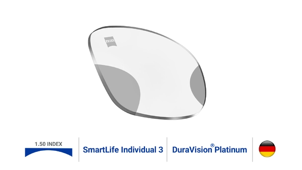 عدسی تدریجی زایس شخصی ساز Individual 3 - با پوشش Duravision Platinium