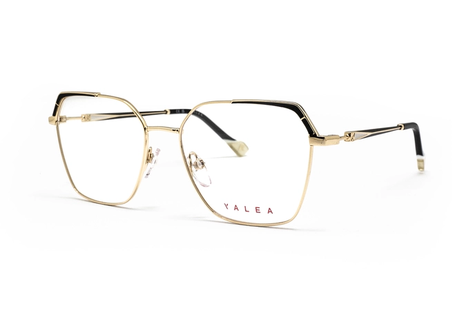 عینک طبی زنانه یاله آ مدل WISLAWA فلزی رنگ طلایی و مشکی -  زاویه سه‌رخ