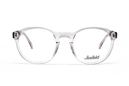 عینک طبی گرد سیفلد seefeld مدل Coburg رنگ شیشه ای  - زاویه روبرو