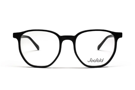 عینک طبی سیفلد Seefeld مدل Linz رنگ مشکی - زاویه روبرو