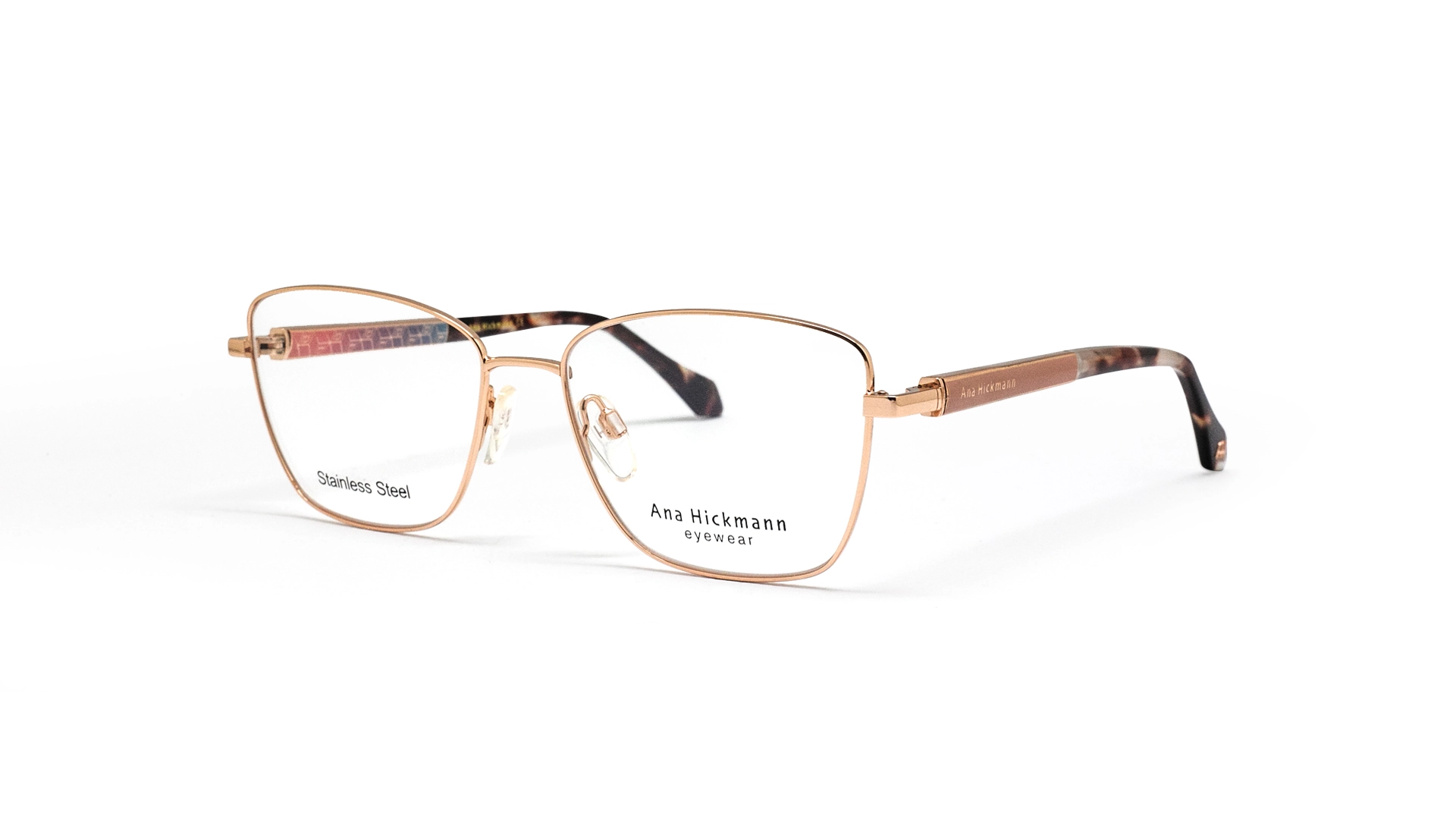 عینک طبی زنانه گربه‌ای آناهیکمن - Ana Hickmann AH1516 - AH1516 05A
