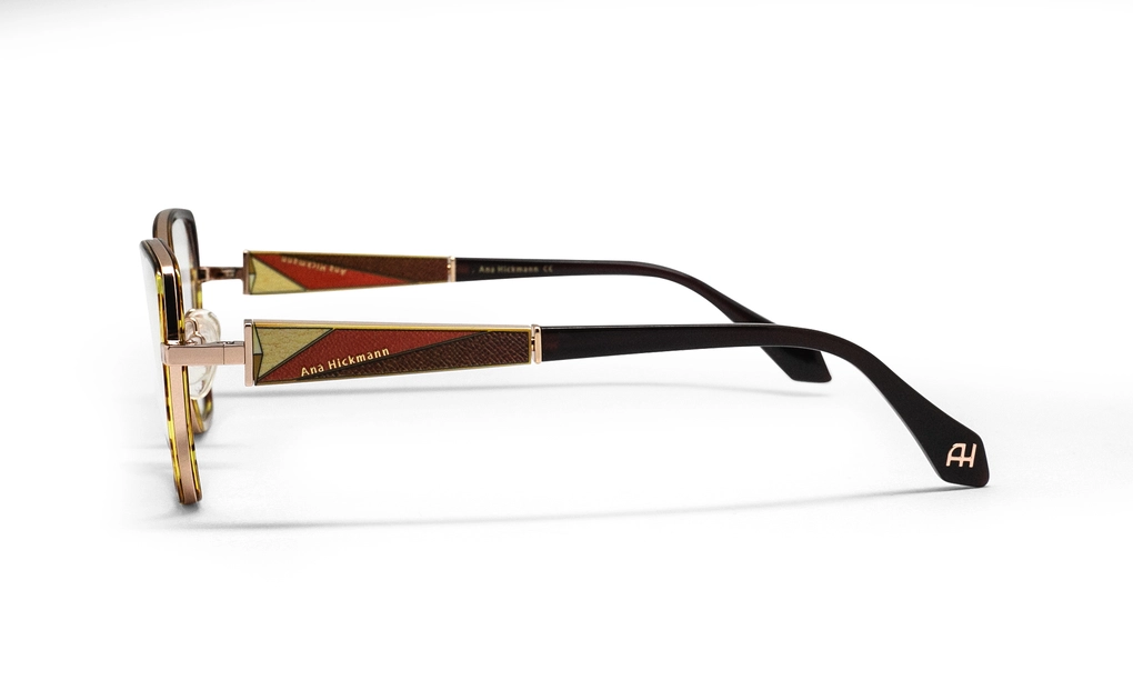 عینک طبی - تمام فریم - فلزی - آنا هیکمن - قهوه ای هاوانا, قهوه ای - عکس شماره 4