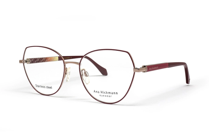 عینک طبی زنانه گربه‌ای آناهیکمن - Ana Hickmann AH1500 - AH1500 07A