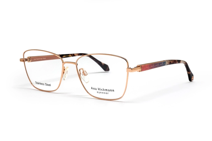 عینک طبی زنانه گربه‌ای آناهیکمن - Ana Hickmann AH1516 - AH1516 05A