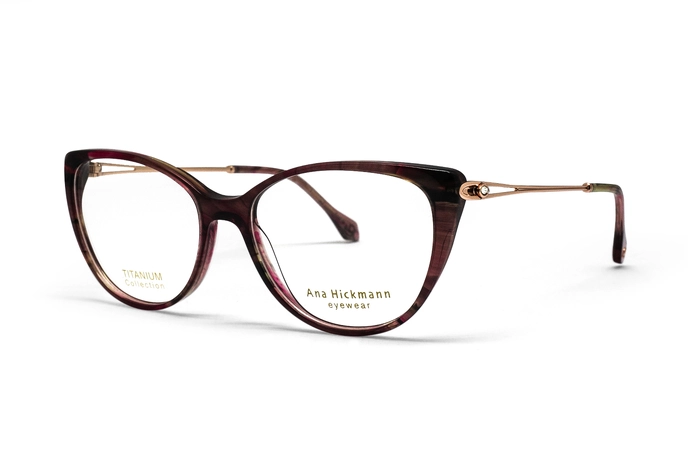 عینک طبی زنانه گربه‌ای آناهیکمن - Ana Hickmann AH6502T - AH6502T E01